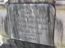 Ynne Elizabeth Ferguson
24 Mar 1931, aged 28
Woodhill cemetery (Veresdale), Beaudesert shire