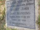 Robert John (boy) Manning
4 Dec 85, aged 82
Woodhill cemetery (Veresdale), Beaudesert shire