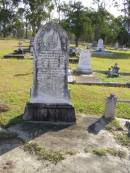 Susan Jane Harrison
d: 27 Mar 1892, aged 54
George Harrison
d: 21 Jan 1904, aged 73
Woodhill cemetery (Veresdale), Beaudesert shire