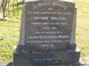Arthur Walker
11 May 1944, aged 68
Laura Elizabeth Minnie (Walker)
20 Oct 1975, aged 96
Woodhill cemetery (Veresdale), Beaudesert shire