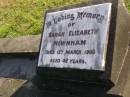 Sarah Elizabeth Newnham
13 Mar 1908, aged 42
Woodhill cemetery (Veresdale), Beaudesert shire
