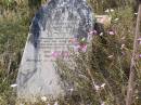 Ernest F. MAUCH,
died 18 Nov 1915 aged 63 years;
Yangan Anglican Cemetery, Warwick Shire