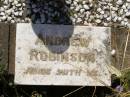 Andrew ROBINSON;
Yangan Anglican Cemetery, Warwick Shire