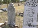 Vivian D.G. LAMB,
son of W.C. & J.A. LAMB,
died pneumonia in France
23 July 1916 aged 18 years;
Frederick,
son of W.D. & J. LAMB,
died 22 March 1891 aged 3 months;
Mavis,
daughter of W.C. & J.A. LAMB,
died 19 Sept 1907 aged 9 months;
Yangan Anglican Cemetery, Warwick Shire