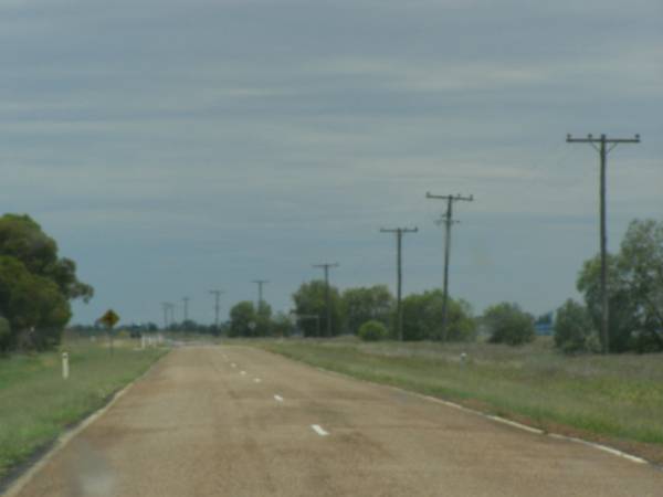 The road ahead,  | between Goondiwindi and St George, Queensland  | 