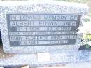 Grave of Albert Edwin Gale (31-1-1896 - 30-10-1988) and wife Ruby Florene Irene Gale (6-6-1905 - 12-2-1997), Bourke cemetery, New South Wales 