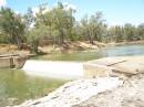 Lock and weir on the Darling River, Bourke, New South Wales 