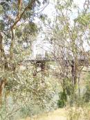 Old lifting bridge at North Bourke over Darling River, New South Wales 