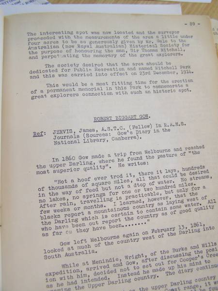 Gale family history,  | Bourke, NSW  | 