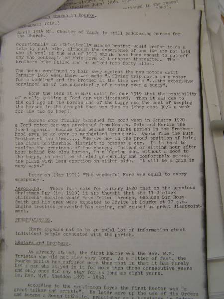 Gale family history,  | Bourke, New South Wales  | 