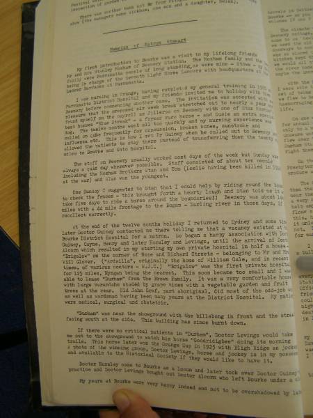 Gale family history,  | Bourke, New South Wales  | 