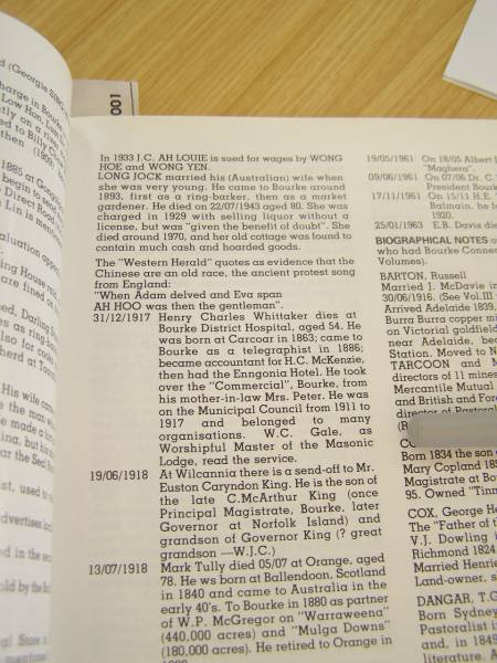 Gale family history,  | Bourke, New South Wales  | 