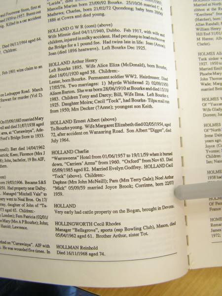 Gale family history,  | Bourke, New South Wales  | 