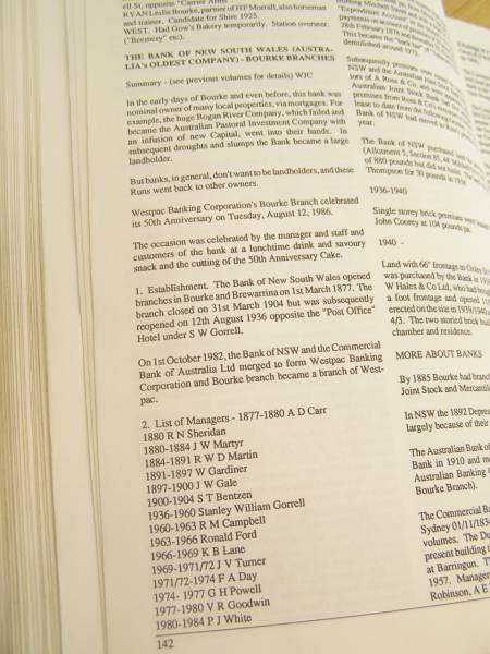 Gale family history,  | Bourke, New South Wales  | 