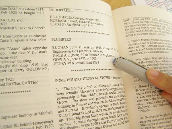 Gale family history,  | Bourke, New South Wales  | 