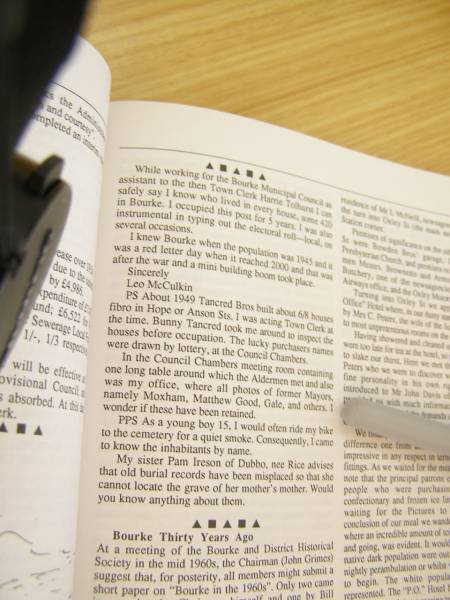 Gale family history,  | Bourke, New South Wales  | 