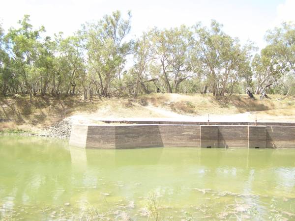 Lock and weir on the Darling River,  | Bourke, New South Wales  | 