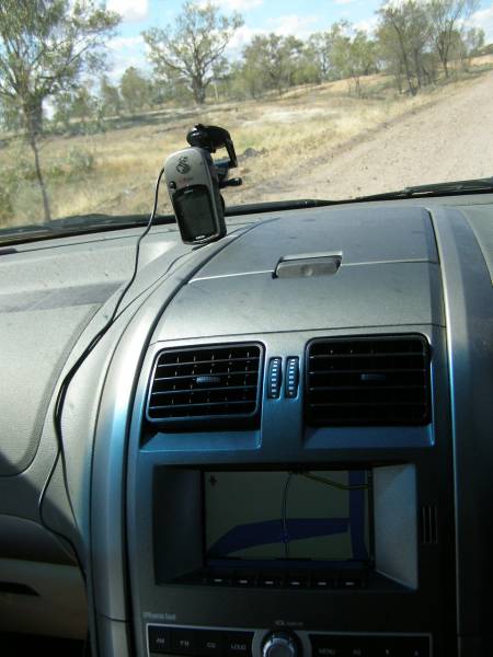 Crossing a river (according to the satnav!),  | Bourke, New South Wales  | 