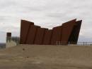 Miners Memorial on the slag heap, Broken Hill, New South Wales 