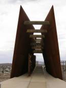 Miners Memorial on the slag heap, Broken Hill, New South Wales 
