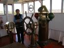 The wheel on the bridge, HMAS Whyalla, Whyalla, South Australia 
