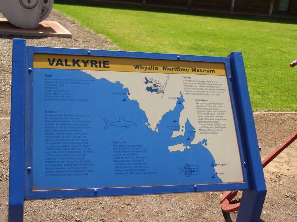 Valkyrie fishing boat,  | Whyalla, South Australia  | 