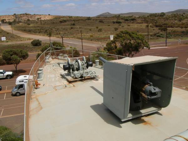 The forward deck,  | HMAS Whyalla,  | Whyalla, South Australia  | 