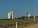 The Eyre Highway heads west from Ceduna towards the Nullarbor Plain, South Australia 