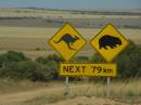 The Eyre Highway heads west from Ceduna towards the Nullarbor Plain, South Australia 
