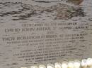 David John MEEKE, Troy Roxleigh FORBES; (aged 37 and 42 lost at sea Oct/Nov 2005) children Lachy and Toby MEEKE, Mitch and Ashley FORBES wives Tracey MEEKE and Barbera FORBES  Meeke, skipper of Kiana II, and Forbes, decky and mate, were professional fisherman from Ceduna and Streaky Bay. They were lost at sea in the Great Australian Bight Oct/Nov 2005.  Eucla willage, Nullarbor Plain, Eyre Highway, Western Australia 