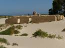 The old Eucla Telegraph Station gradually getting overrun by the sand dunes, Eucla willage, Nullarbor Plain, Eyre Highway, Western Australia 