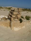 The old Eucla Telegraph Station gradually getting overrun by the sand dunes, Eucla willage, Nullarbor Plain, Eyre Highway, Western Australia 