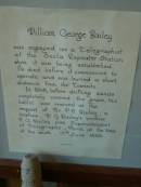 William George BAILEY, Eucla museum, Nullarbor Plain, Eyre Highway, Western Australia 