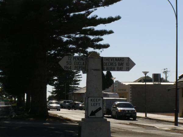 Leaving Ceduna to head towards Perth,  | it's a long way,  | South Australia  | 