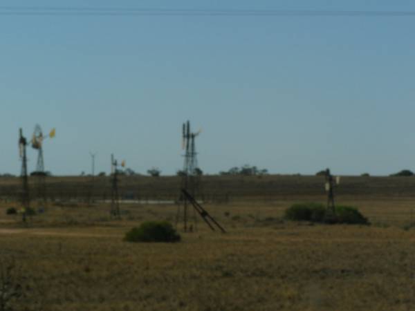 The Eyre Highway heads west from Ceduna  | towards the Nullarbor Plain,  | South Australia  | 