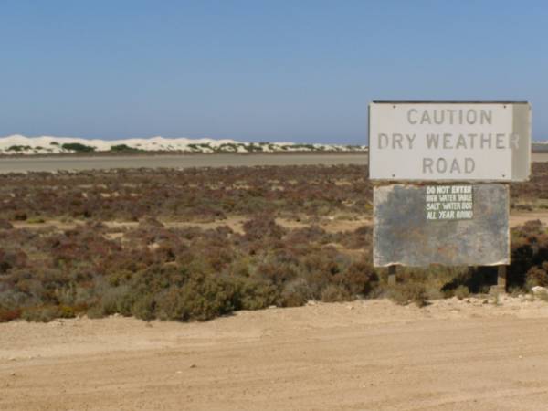 Salt lake behind Fowlers Bay,  | South Australia  | 