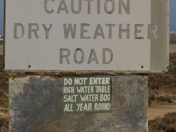 Salt lake behind Fowlers Bay,  | South Australia  | 