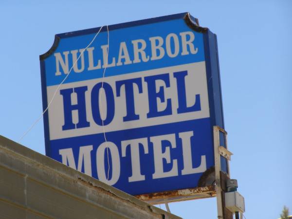 Roadhouse at the township of Nullarbor,  | Eyre Highway,  | South Australia  | 