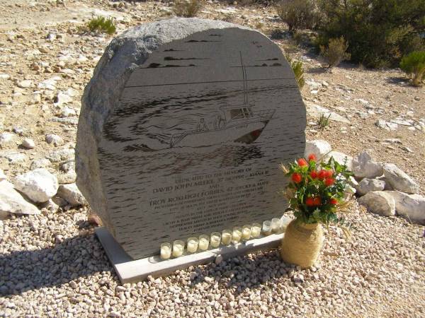 David John MEEKE,  | Troy Roxleigh FORBES;  | Eucla willage,  | Nullarbor Plain,  | Eyre Highway,  | Western Australia  | 