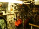Inside the submarine HMAS Ovens, Maritime museum, Fremantle, Western Australia 