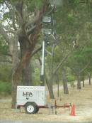 A speed camera, King's Park, Perth, Western Australia 