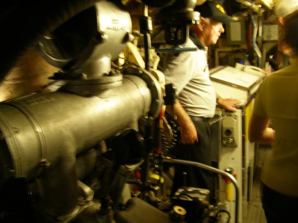 Inside the submarine HMAS Ovens,  | Maritime museum,  | Fremantle,  | Western Australia  | 