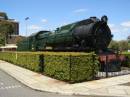 Old locomotive, East Perth railway station 