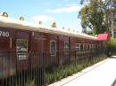 Old carriages, East Perth railway station 