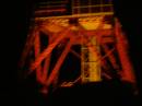 Old pit head, taken on a night-time tour of Kalgoorlie, Western Australia 