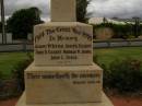 Albert W Bitter Joseph Gilbert John D Gilbert Norman N Johns Lyndoch war memorial, Barossa Valley, South Australia 