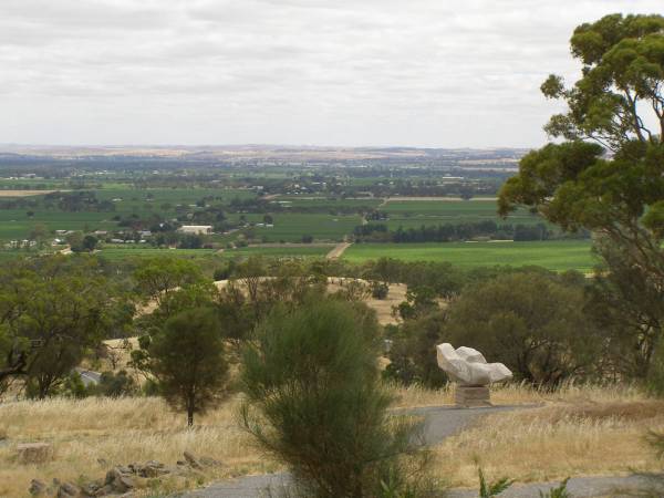 View from Menglers Hill lookout,  | Barossa Valley,  | South Australia  | 